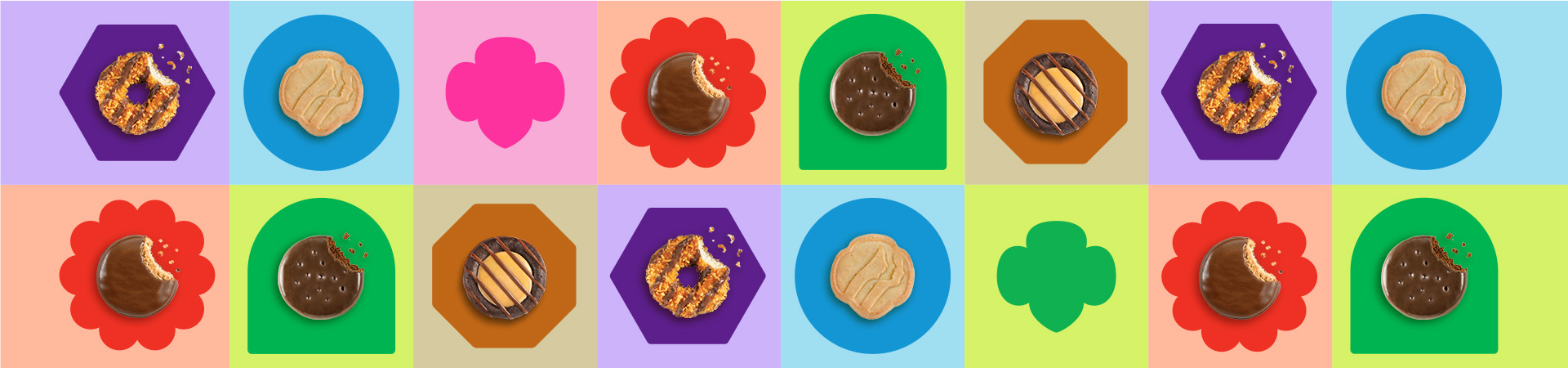  assortment of girl scout cookies 