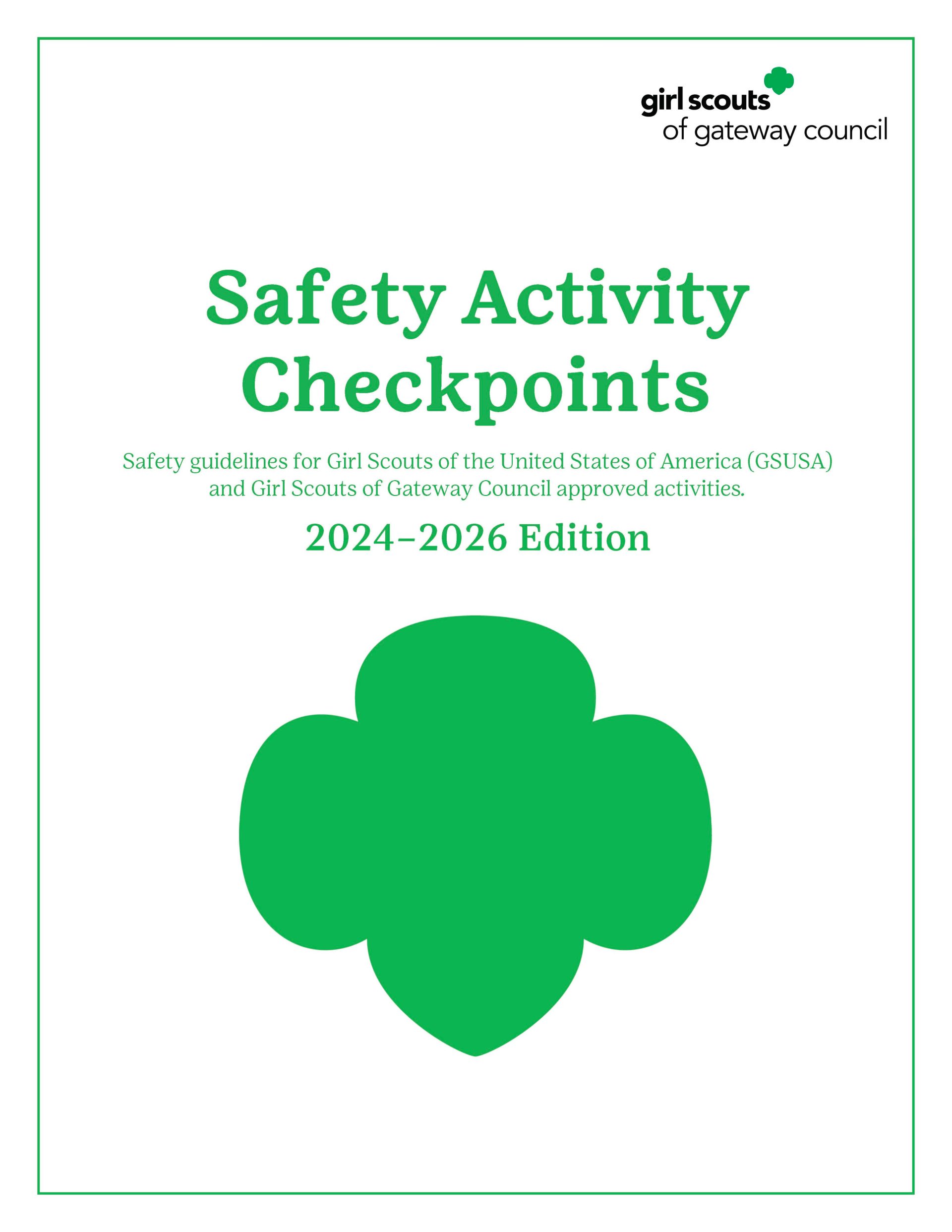 Safety Activity Checkpoints